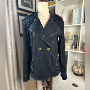 Coldwater Creek Denim Pea Coat